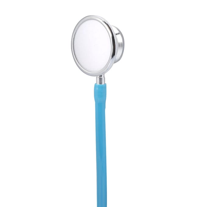 Multifunctionele stethoscoop met dubbele kop, stethoscoop voor medische gezondheidszorg, blauw beige