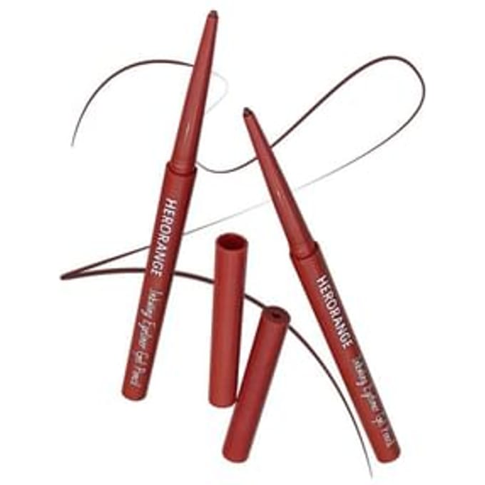 HERORANGE - Inkwing Streamline Eyeliner Gel Pencil - 12 Colors #07 Bean Paste Brown - 100mg