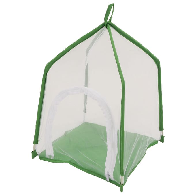Cage à insectes en forme de maison, cage de jardinage ornementale exquise pour expérience d'éducation scientifique white