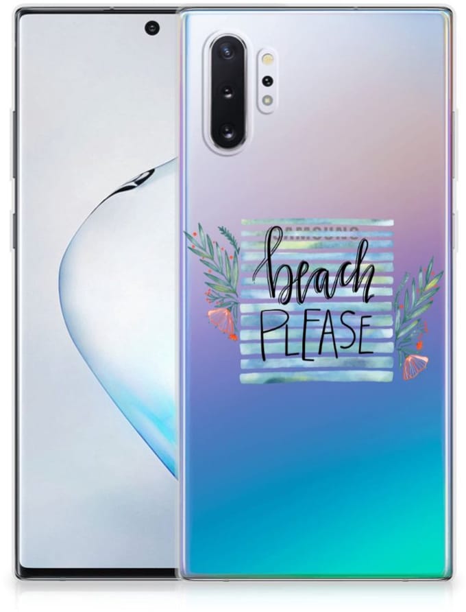 Samsung Galaxy Note 10 Plus Telefoonhoesje met Naam Boho Beach