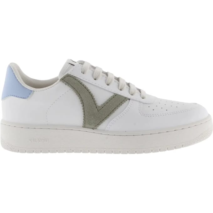 Leren sportschoenen met contrasteffect Victoria Madrid