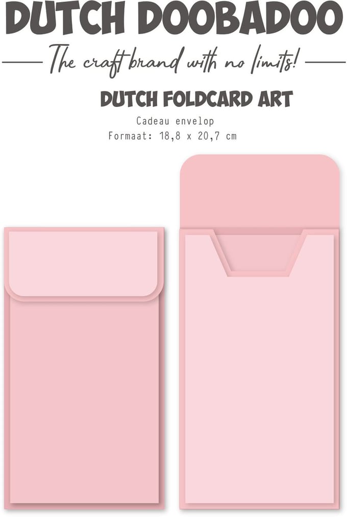 DDBD Foldcard art Gift envelope A4