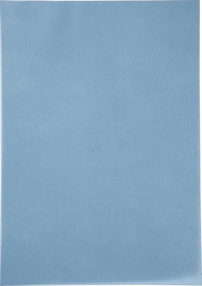 Vellumpapier, A4, vel 210x297 mm, 100 gr, blauw, 10 vel/ 1 doos