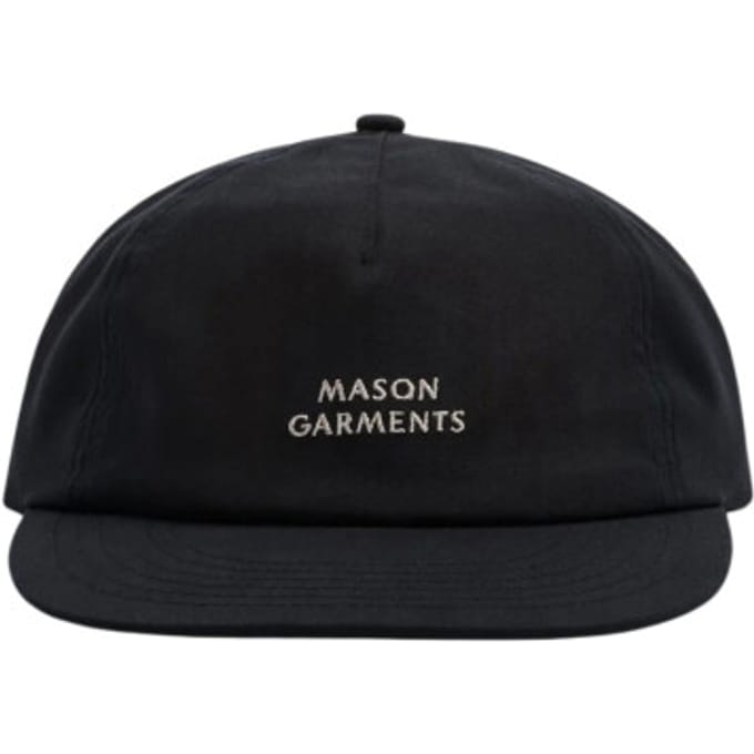 Mason Garments Cap Totone Petten Zwart Acc-29