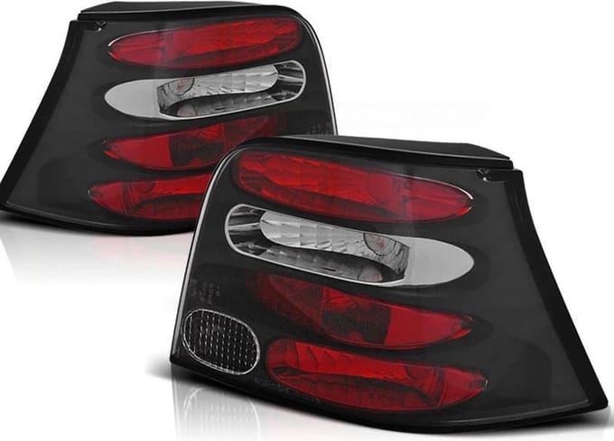 Achterlichten VW GOLF 4 09 97-09 03 ZWART