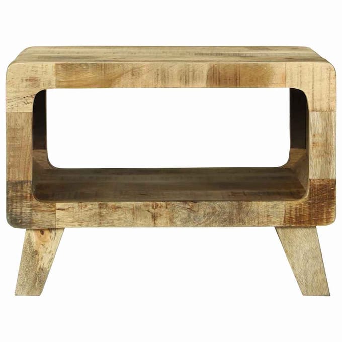 vidaXL - Salontafel - Bruin - 50 - x - 50 - x - 35 - cm - Massief - Mango - Hout