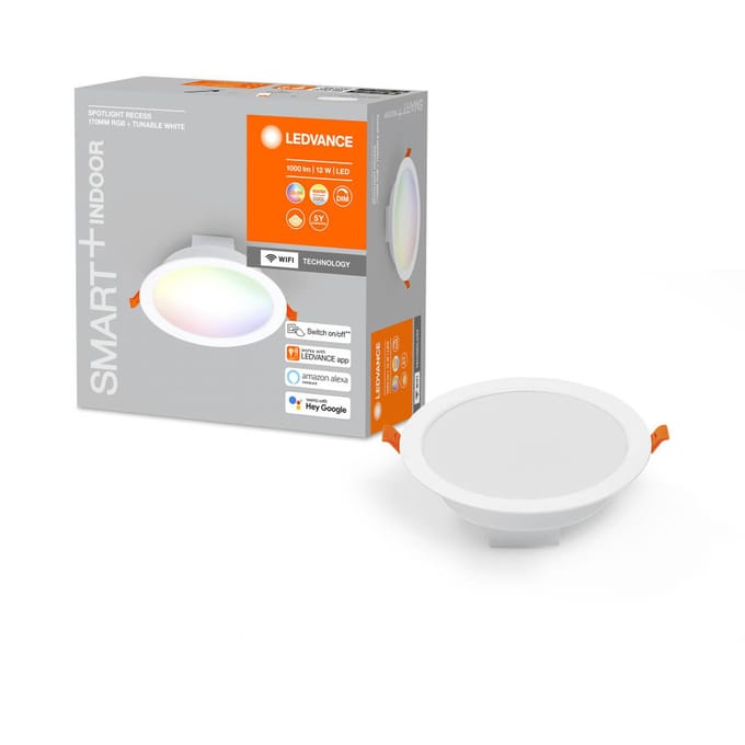 LEDVANCE SMART+ Spot 17cm 1000lm 12W RGBTW hvid WiFi