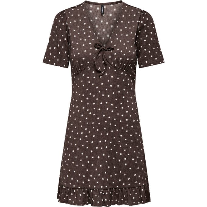 ONLY - ONLMOLLY S/S V-NECK DRESS JRS NOOS Dames Jurk