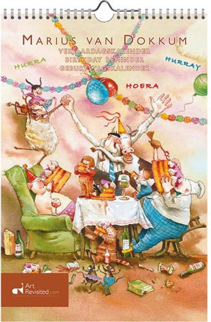 Marius van Dokkum Verjaardagskalender - Opa Jan - A4