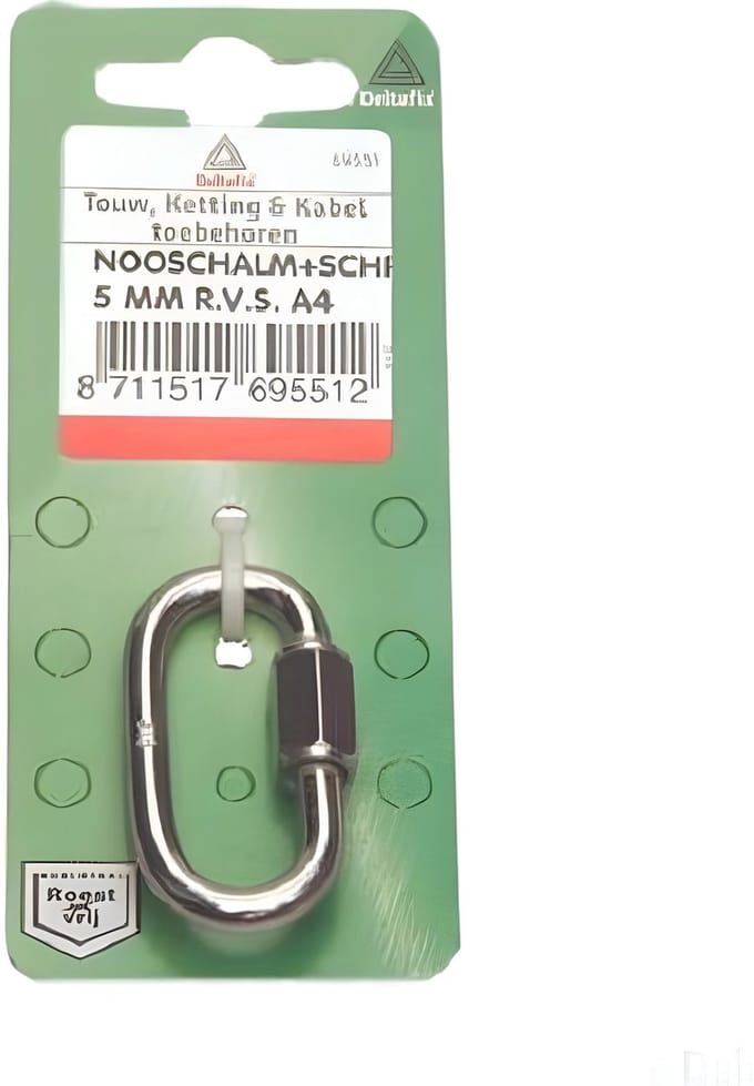 Noodschalm 5 mm RVS A4 - 1st