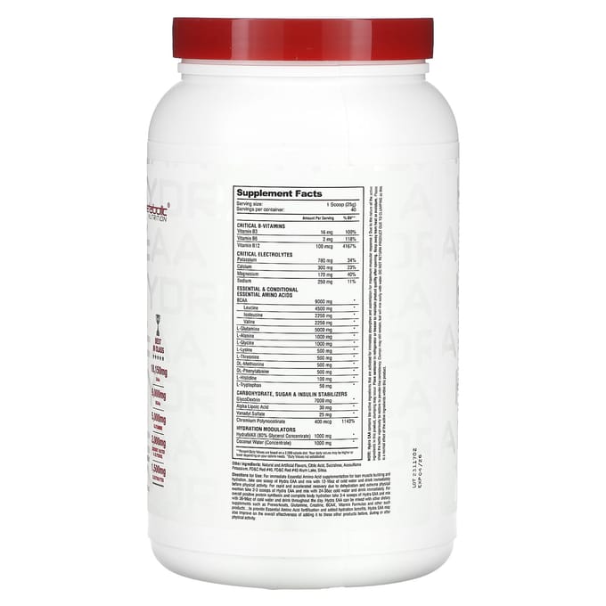 Hydra Eaa, Saveur Fruit Punch, 1 000G(35.2 oz)