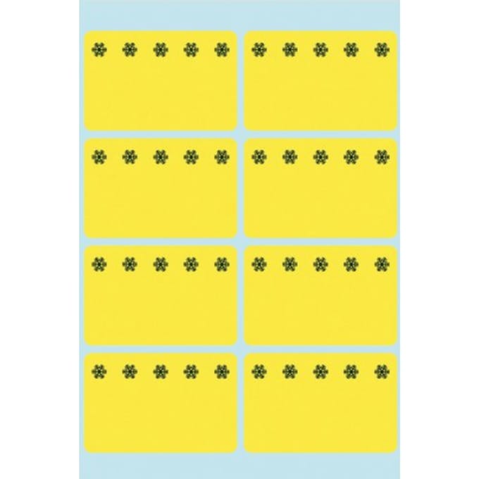 Herma diepvriesetiketten 26x40mm Fluor-Geel 48 stuks