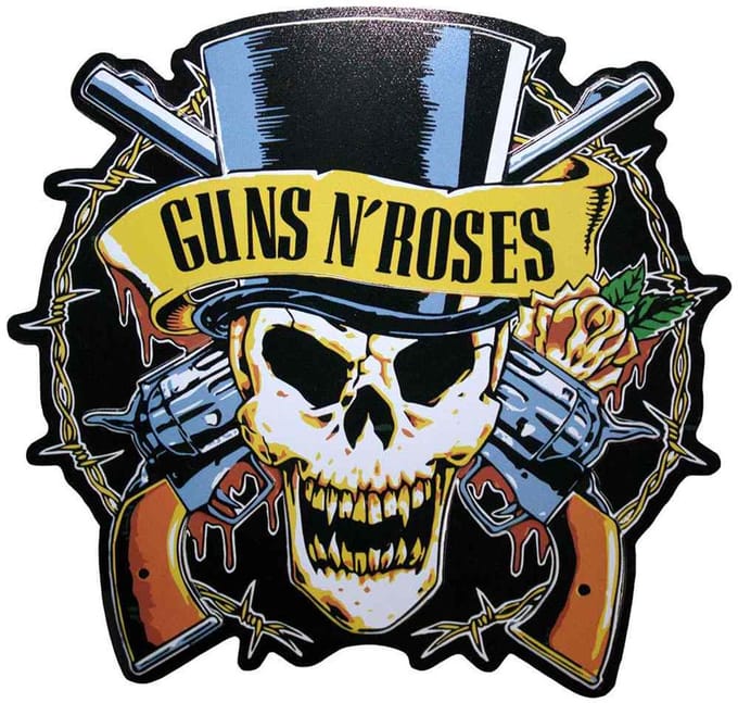 Guns N' Roses - Top Hat Koelkastmagneet - Multicolours