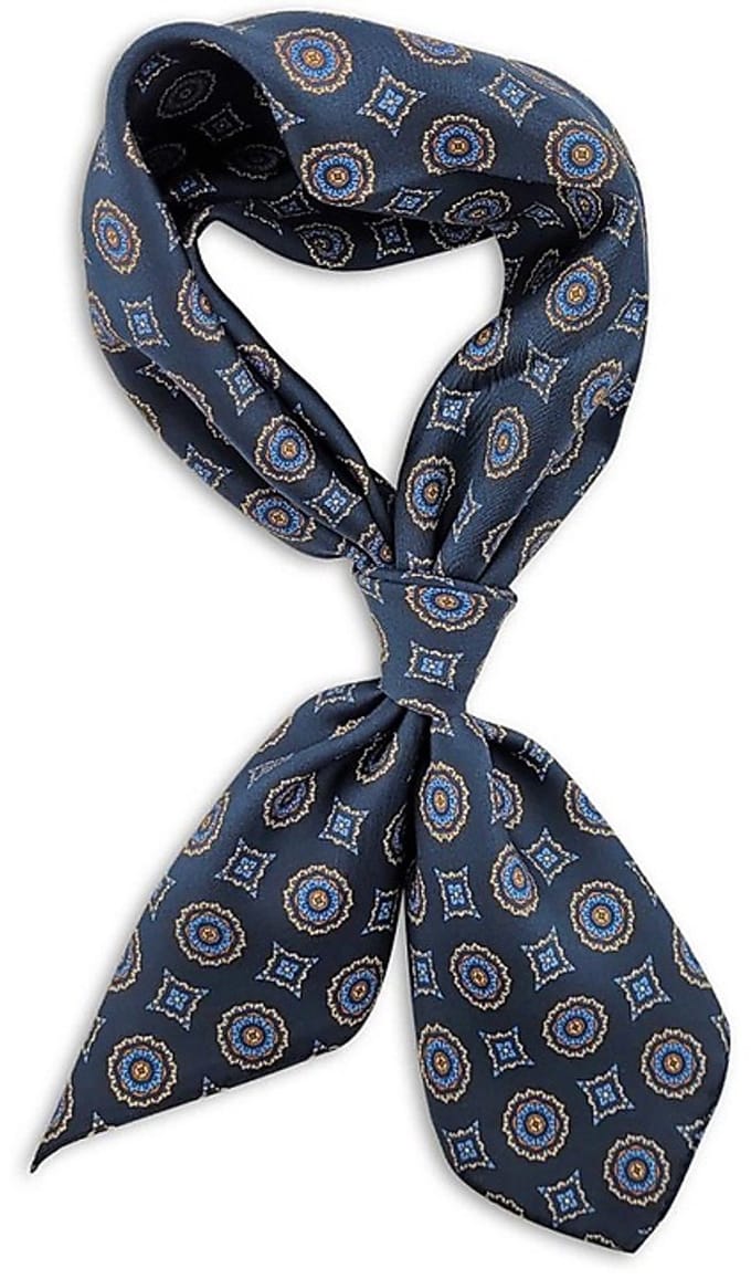 Sir Redman - Sjaals - neckerchief Neill - navy / lichtblauw / beige / bruin
