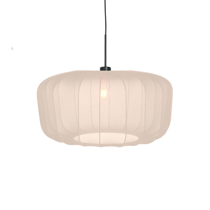 Hanglamp Sparkled Light Zwart Metaal/Textiel Hoogte-instelbaar 3602ZW + K41931S