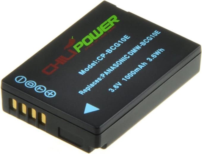 ChiliPower DMW-BCG10E accu voor Panasonic - 1000mAh