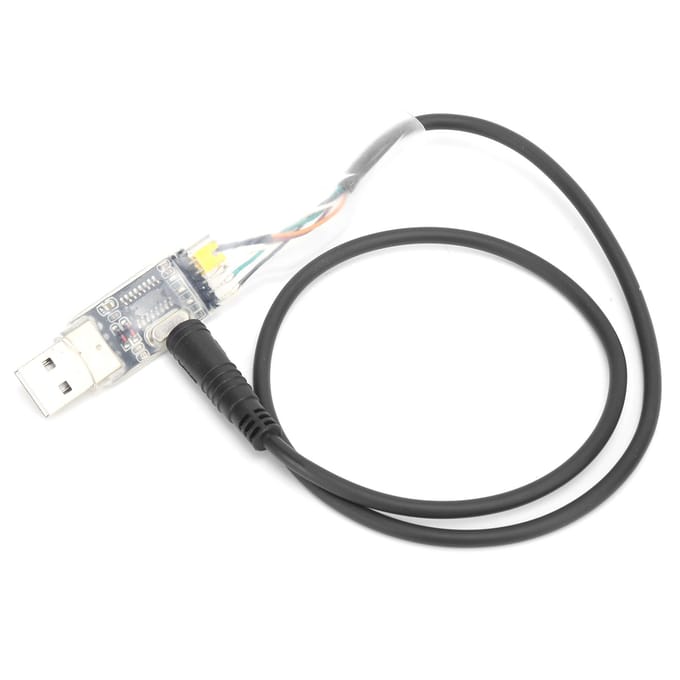 Elektrische fietsmotor USB-programmeerkabel voor BAFANG BBS01 BBS02 BBS03 BBSHD middenmotorkit black