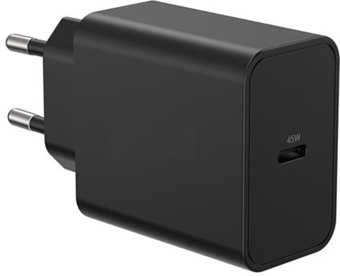 OneOne 45W super snellader. Zwarte USB C oplader. PD lader adapter past op Apple iPhone SE 2, iPhone 8, 8 Plus, iPhone 10, iPhone X, XR, XS, XS Max, iPhone 11, 11 Pro, 11 Pro Max
