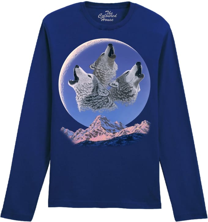 Wolven Harmony Wolves The Coloured House Longsleeve T-shirt M