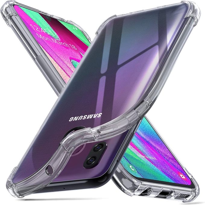 Hoesje voor Samsung Galaxy A40 backcover Shockproof siliconen Transparant