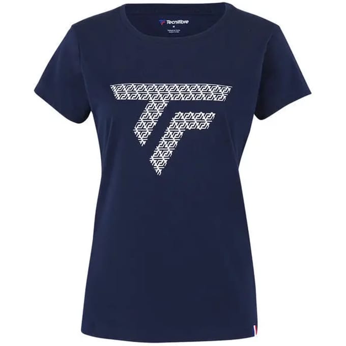 Tecnifibre Training T-shirt Met Korte Mouwen Blauw L Vrouw