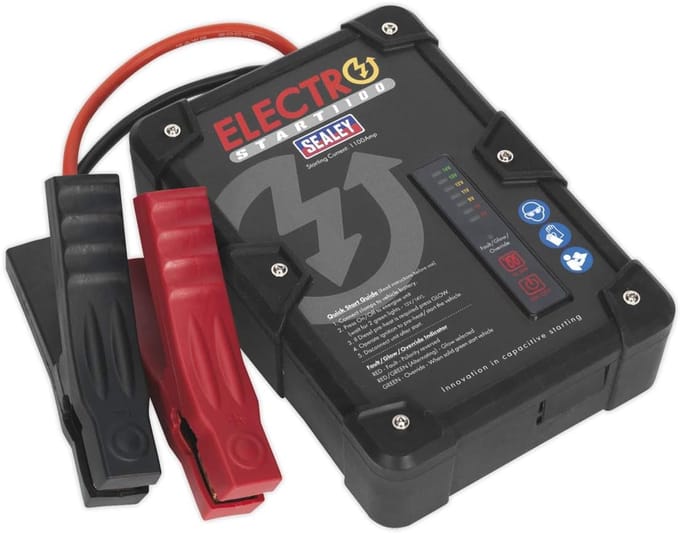 Accu Start Hulp - Booster Kabel - Auto Starten - Batterijloos Ontwerp - 800 A - Rood