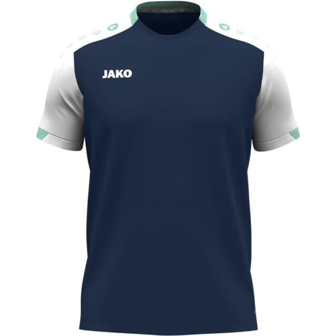 Jako Dynamic T-Shirt Heren - Marine / Wit / Munt | Maat: XL