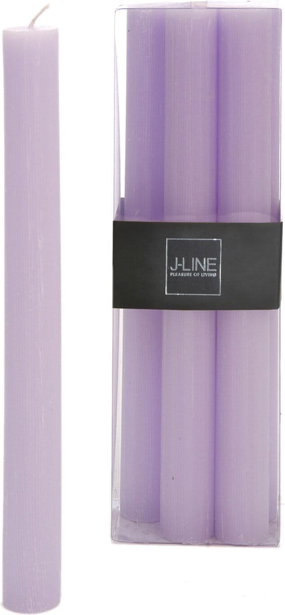 J-Line tafelkaars - lavendel - 9U - doos van 6
