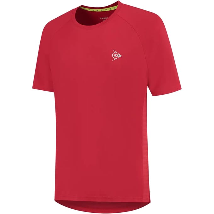 Dunlop Club Crew T-shirt Heren-Rood