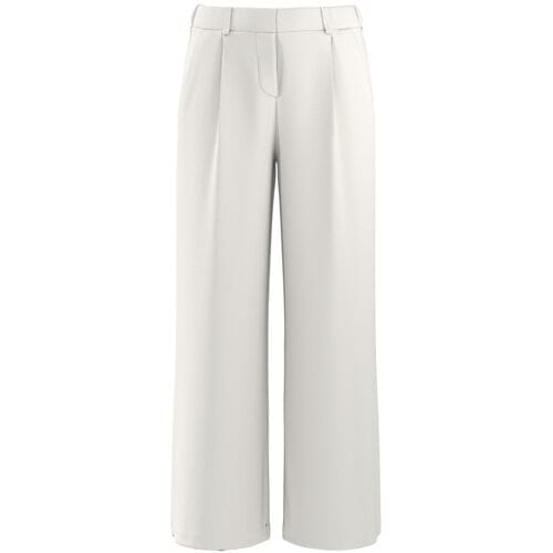 ESMARA Dames broek, wide leg (wit, S (36/38))