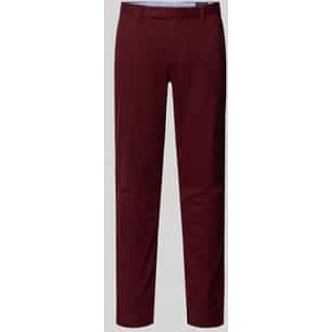 Stoffen broek met achterzakken
