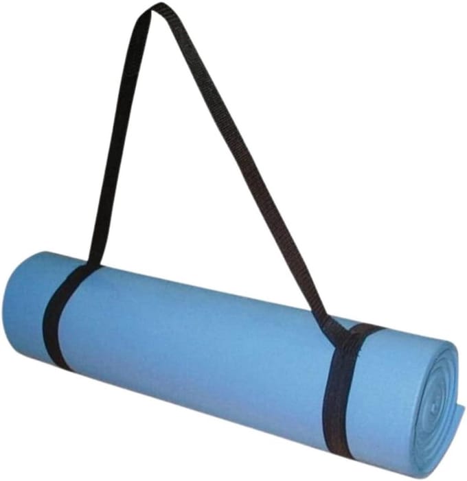 Vloermatten Set - Trainingsmatten - Buikspier Training - Gemakkelijk Op te Rollen - 160 x 50 cm - Lichtblauw