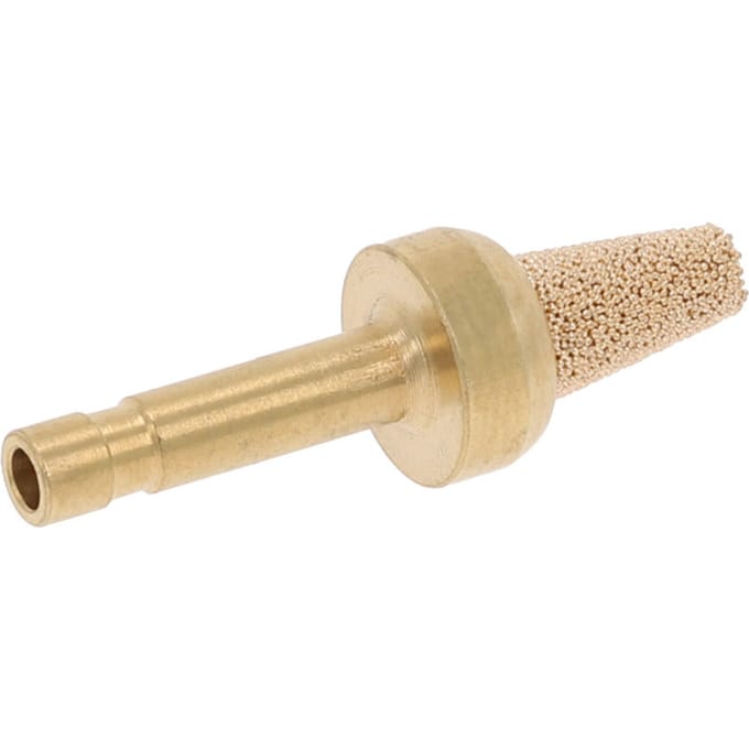 Aventics SI1 6mm Insteekhoes Gesinterd Brons Pneumatische Geluiddemper - P2BGR