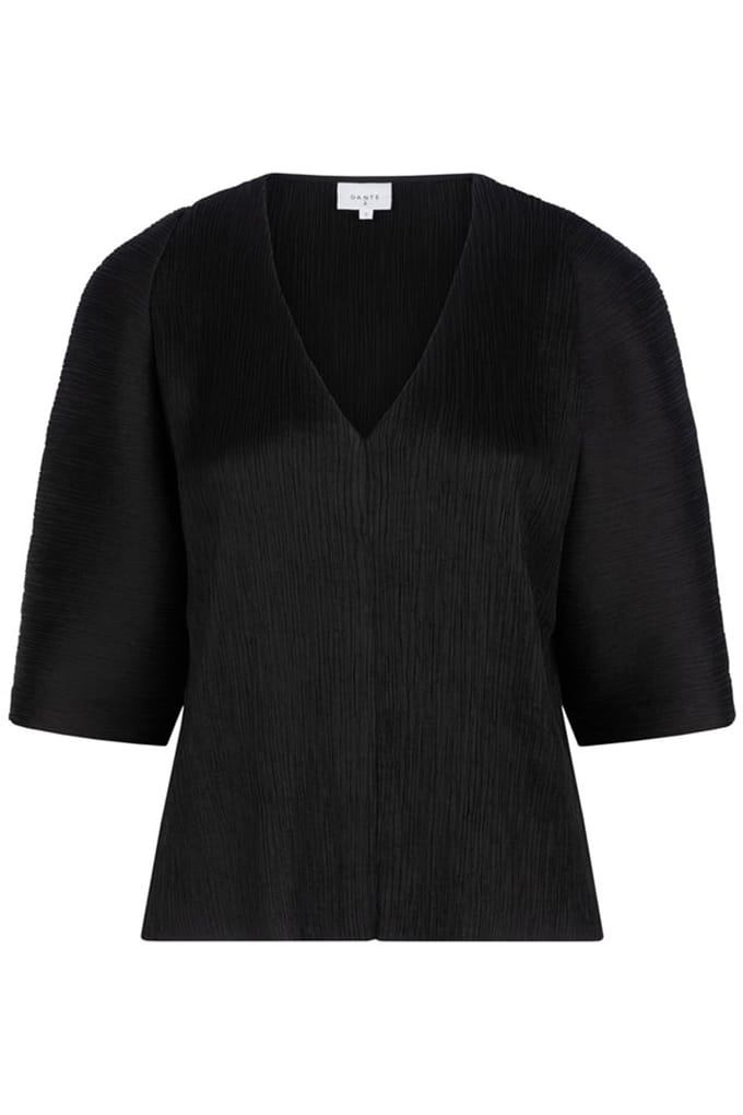 Dante6 Raquel Pleated Top Raven Größe: 34 | Blusen Outlet | Damen