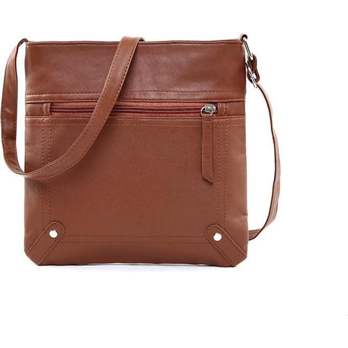Sac à main messager pour femmes, sac seau en cuir, sac à bandoulière 23cm*2cm*25cm marron clair