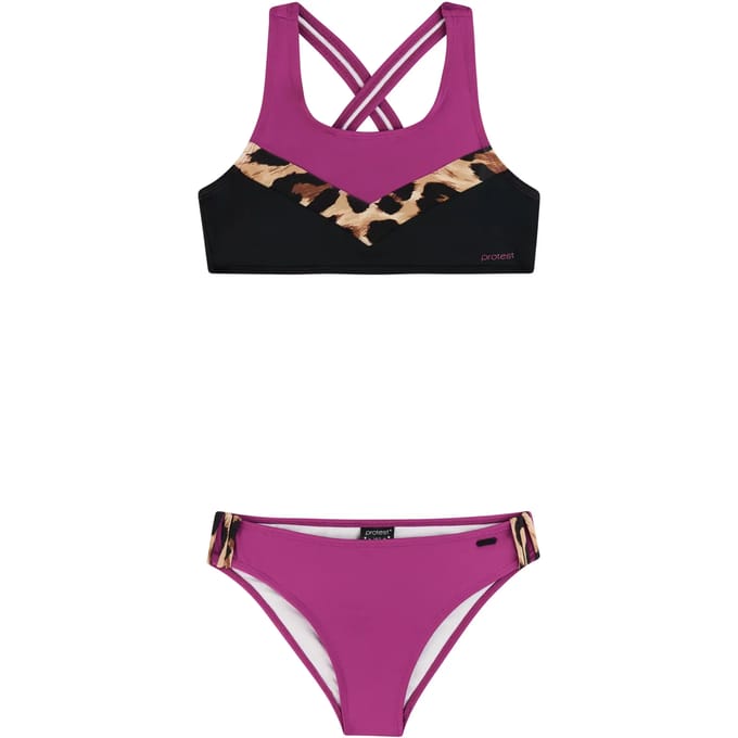 Protest PRTFruity JR - Bikini set Meisjes - Normale pasvorm - Uitneembare vulling - Groen