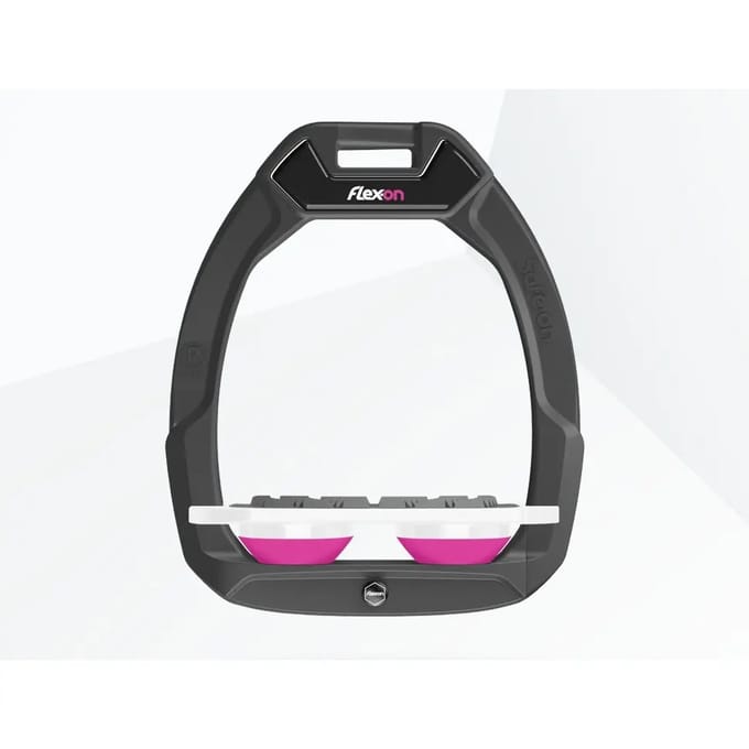 Veiligheidsnamen in Plat Grip Antraciet/Wit/Roze Flex-On Safe-On