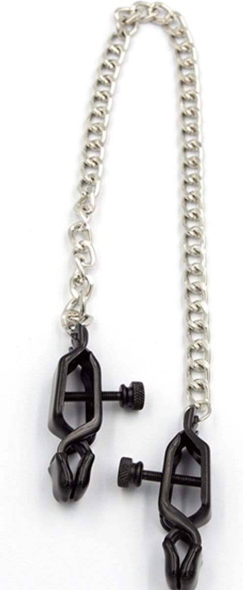 Mister b pinch battery clamps adjustable with chain black