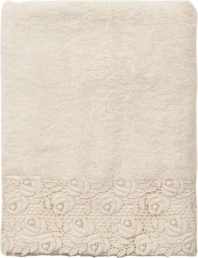 TOW0003MN - Handdoek - 50 x 100 cm - katoen - natuur