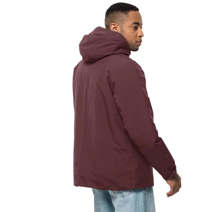 Jack Wolfskin Heren Tempelhof Jas (Rood)
