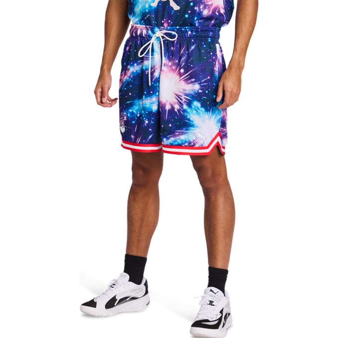 Puma X Pokemon Korte Broeken Heren - Zwart - Maat L - Poly Mesh