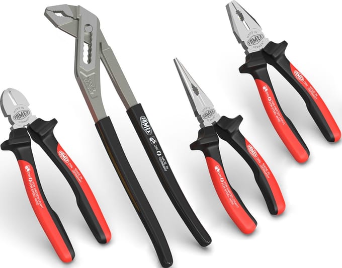 FAMEX 3956-4 Tangenset - Made in Germany - 4-delig