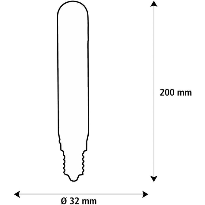 SEGULA LED Elegant Line E27 5W Tube 2.700 K Filament dimbaar
