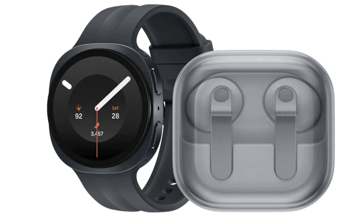 Samsung Galaxy Watch 9 5G Zwart 40mm + Samsung Galaxy Buds4 Wit