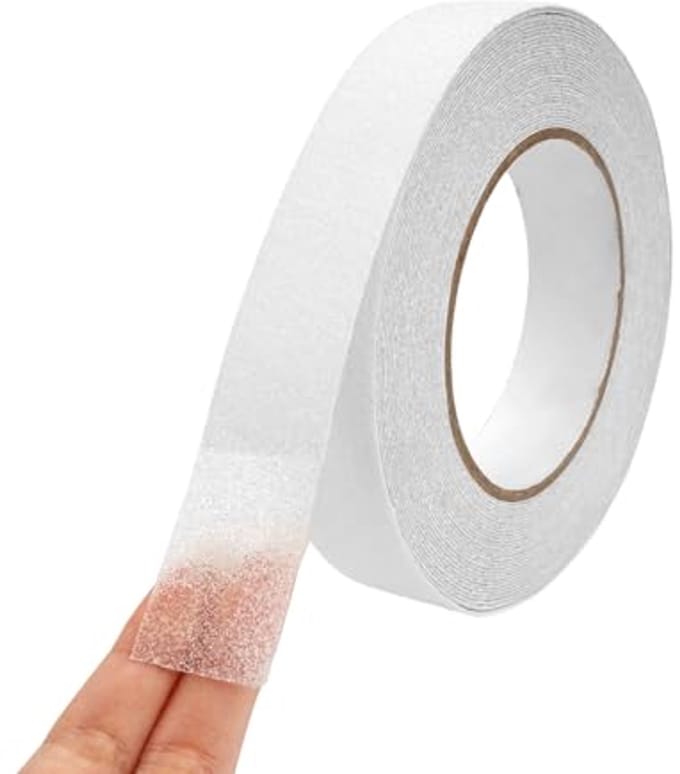 Antislip Cinta Transparant 2.5cm x 10m voor Trappen en Badkamers