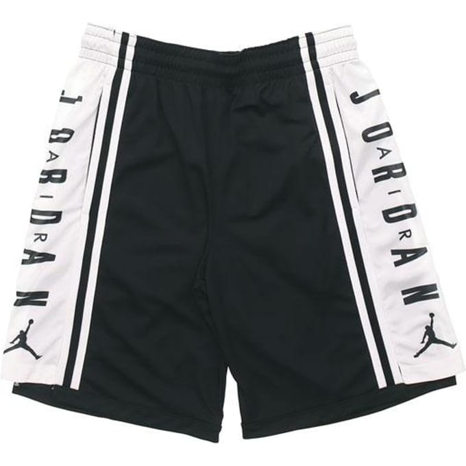 Jordan HBR Sneldrogende Ademende Basketbalshorts Heren Onderkleding Zwart Wit BQ8393-010 XL white