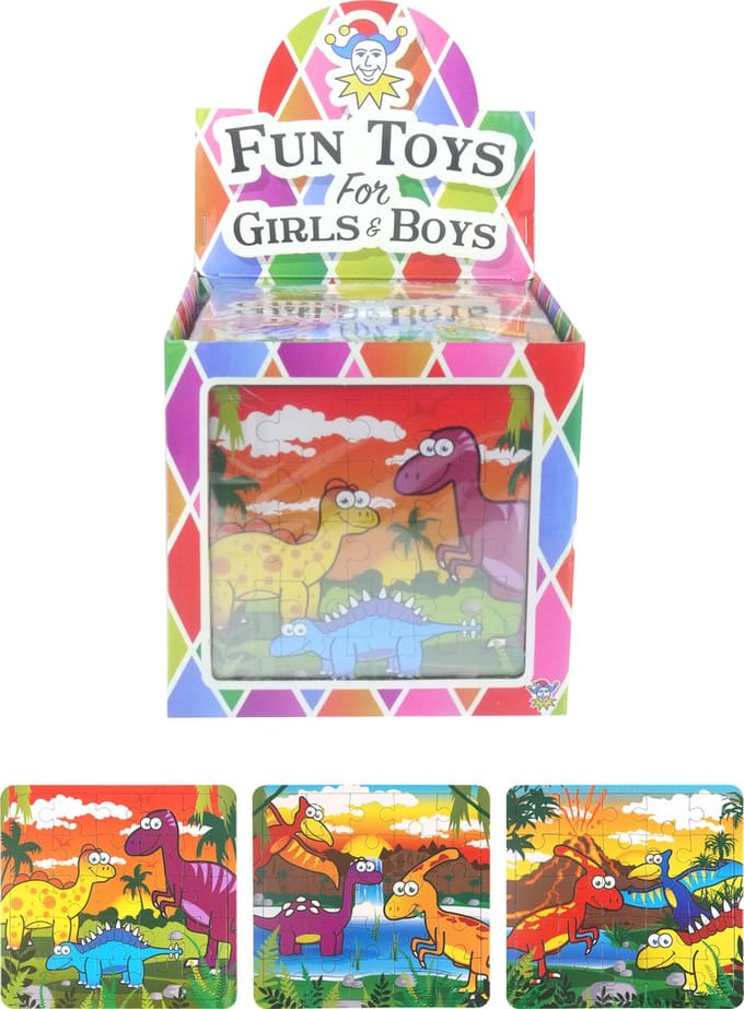 Uitdeelcadeau puzzel Dino's - 20 Stuks - Traktatie - Klein speelgoed - GRATIS Verzending