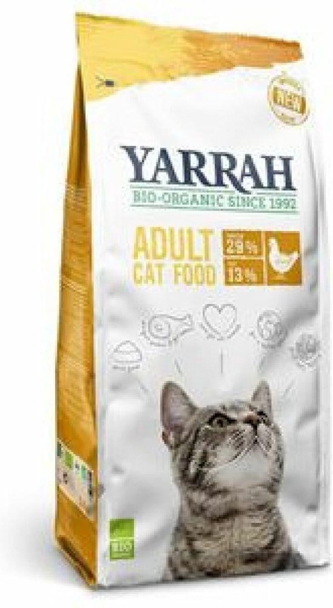 6x Yarrah Bio Kattenvoer Adult Kip 800 gr