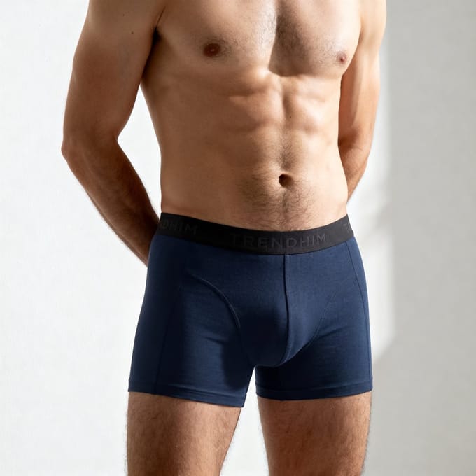 TrueFeel | 3-pack koningsblauwe comfortabele bamboe boxershorts