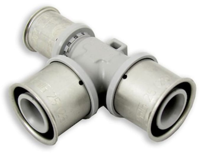 Roth T-stuk in de doorgang gereduceerd 25x25x20, 1115005536